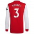 Camisola Arsenal Kieran Tierney 3 Equipamento Primeiro 2021-2022 Manga Comprida